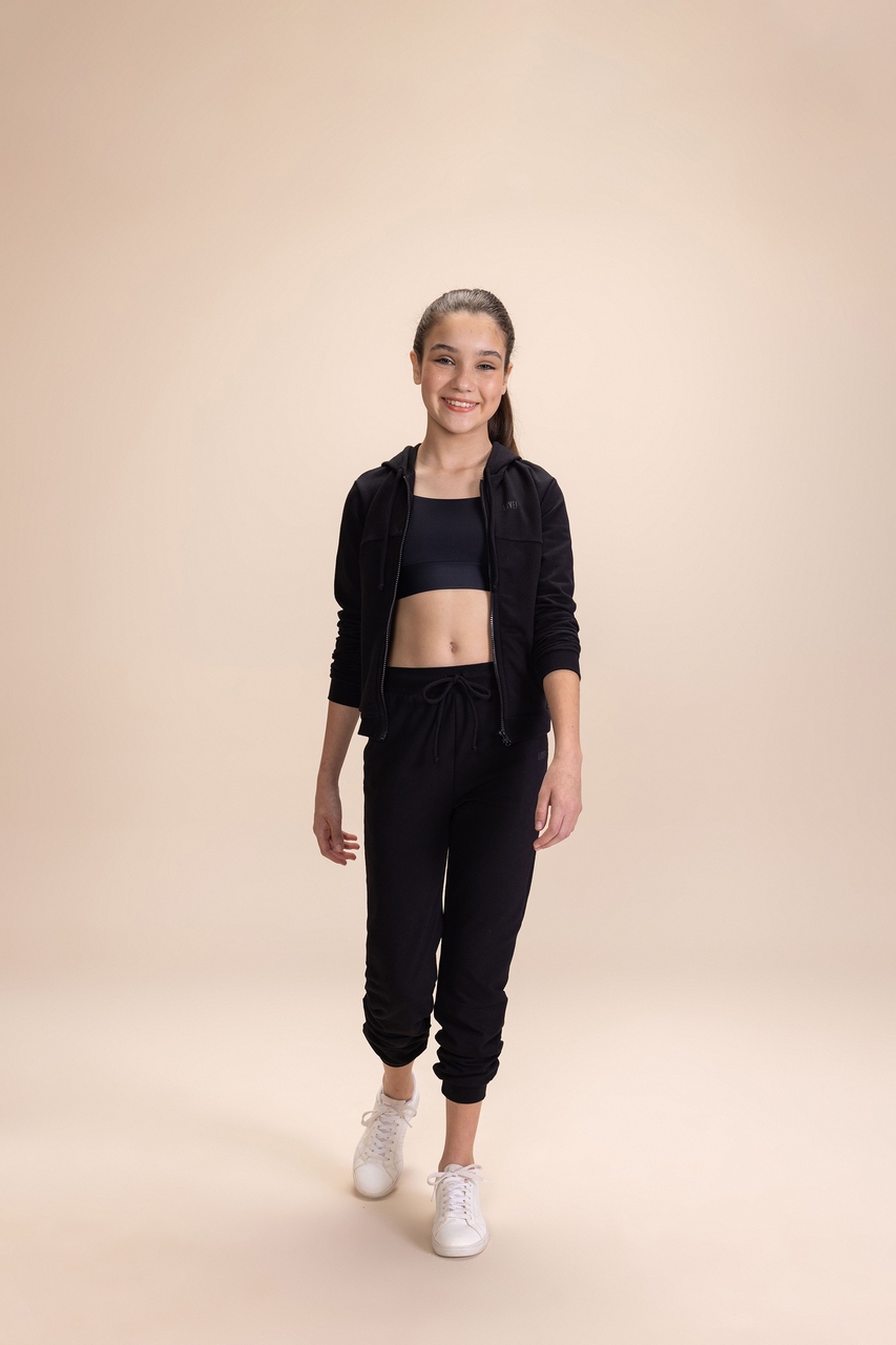 Jaqueta Jog Kids Noir Black