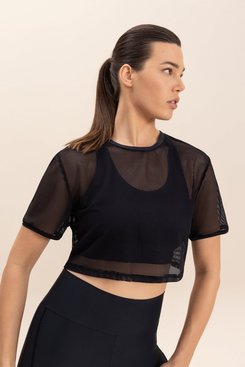 Blusa Cropped Bio Mesh