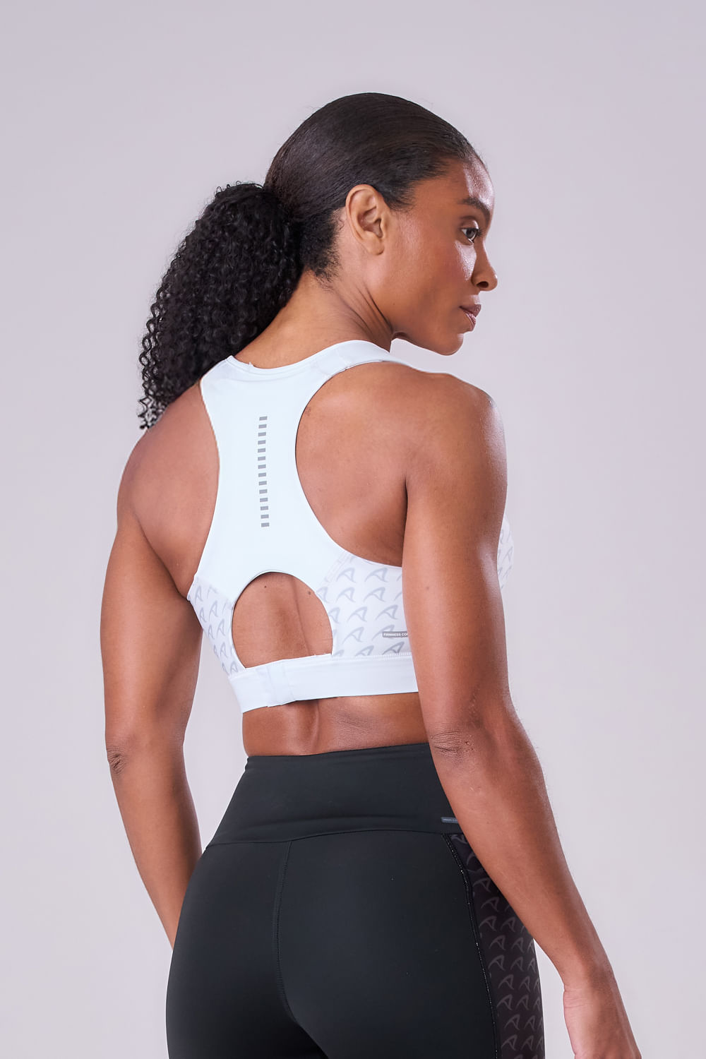 TOP GRIT BOSSA AJUSTAVEL 1 BOLSO NADADOR FEM IND BRANCO/ESTAMPA INSTITUCIONAL Cor:Branco;Tamanho:PP 3