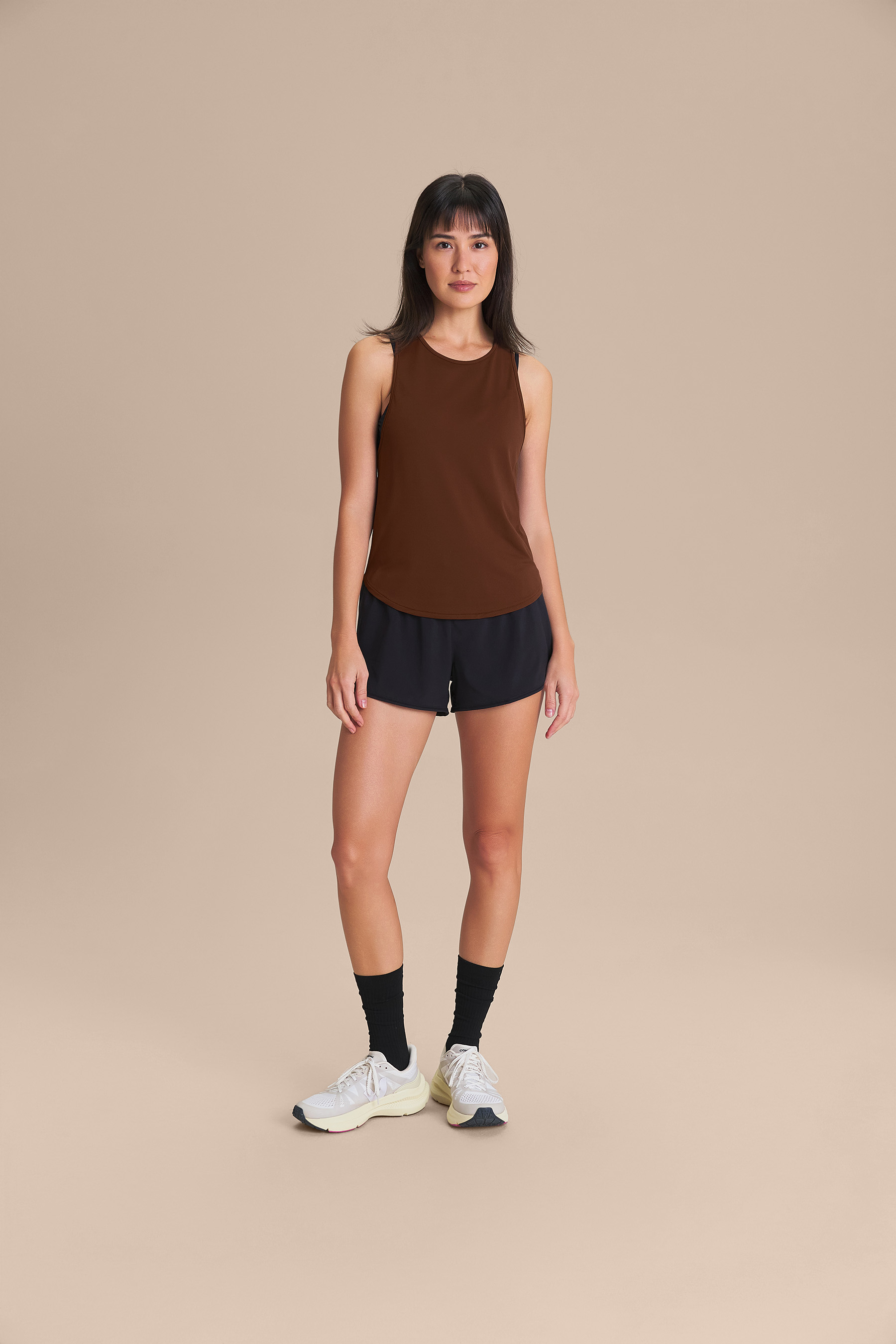Regata Breath Back Comfort Cor:Marrom;Tamanho:P 4