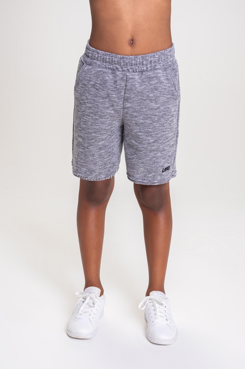 BERMUDA JOY ESSENTIAL KIDS 12 CINZA MESCLA 3