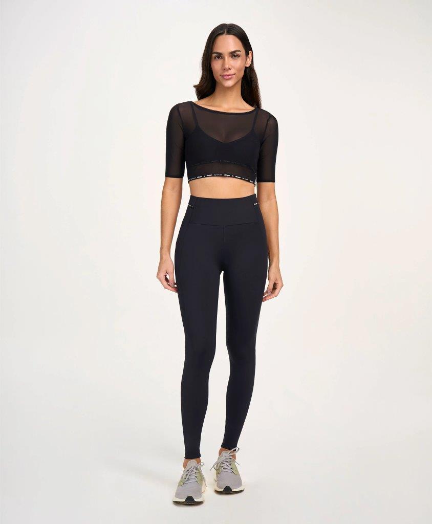 T-Shirt Tule Com Elastico Personalizado Preto 1