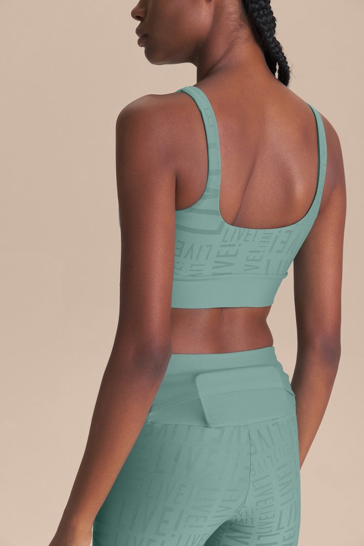 Shorts Fit LIVE Cor:Verde Menta;Tamanho:M 2