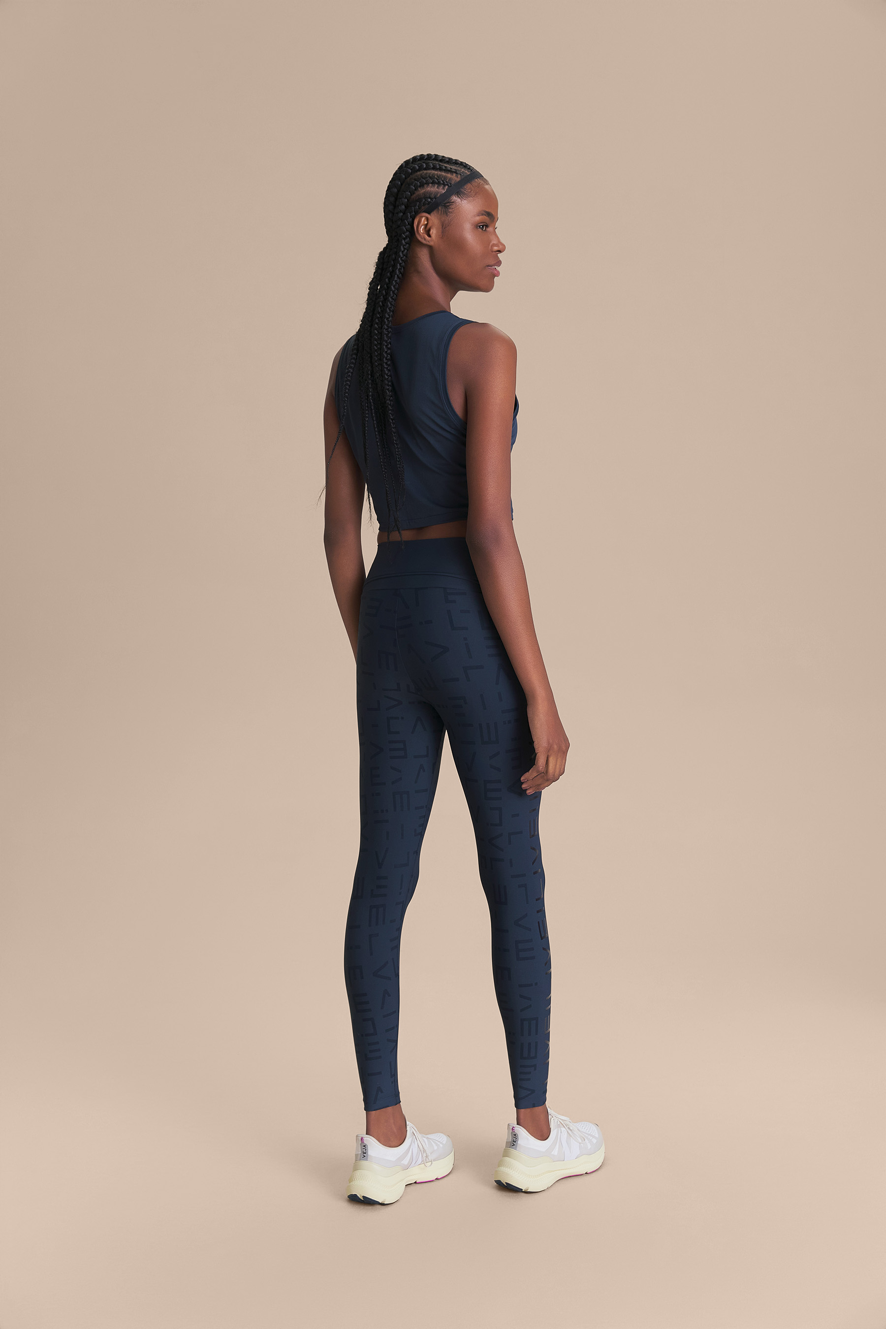 Regata Cropped LIVE Comfort Cor:Azul Escuro;Tamanho:G 4
