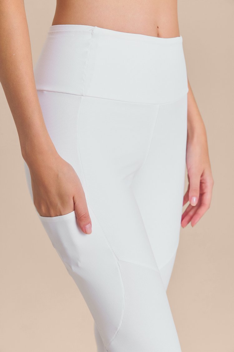 Legging Six Pockets Speed Cor:Branco;Tamanho:P 6