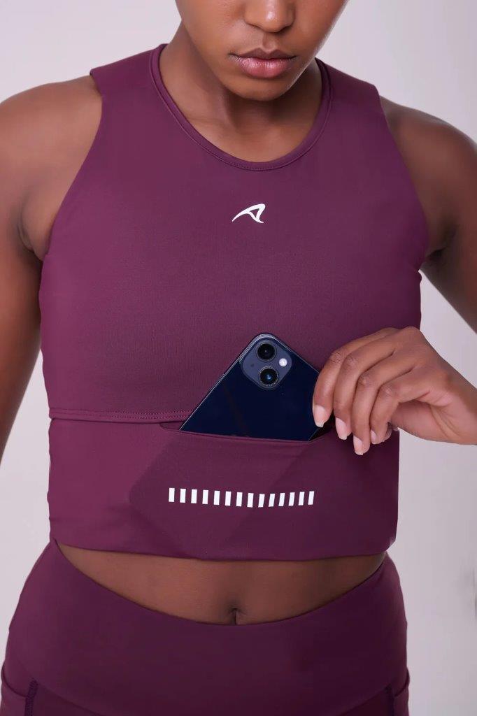 Top Cropped Grit Bossa Com Bolso 2