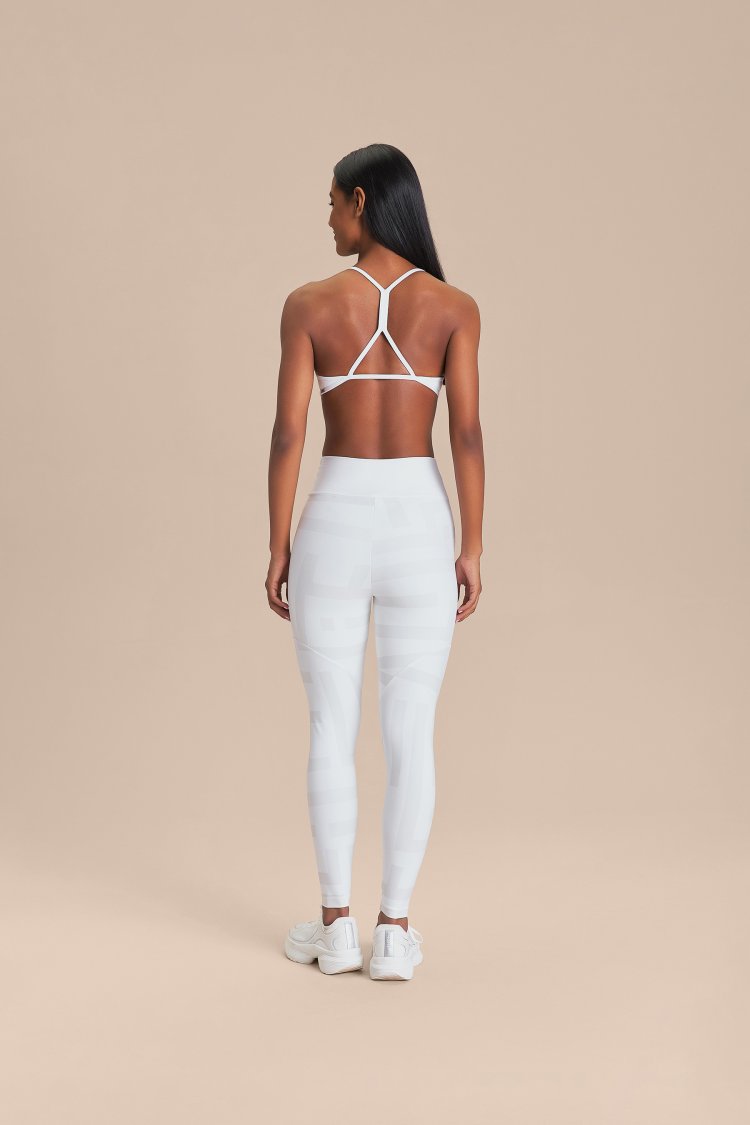 Legging Maxi LIVE Cor:Branco;Tamanho:M 4