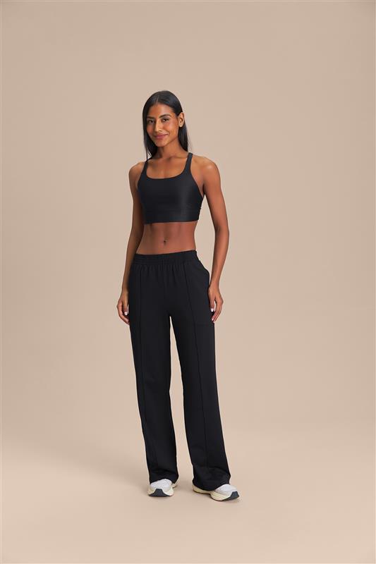 Calca Loose Cor:Preto;Tamanho:G 1