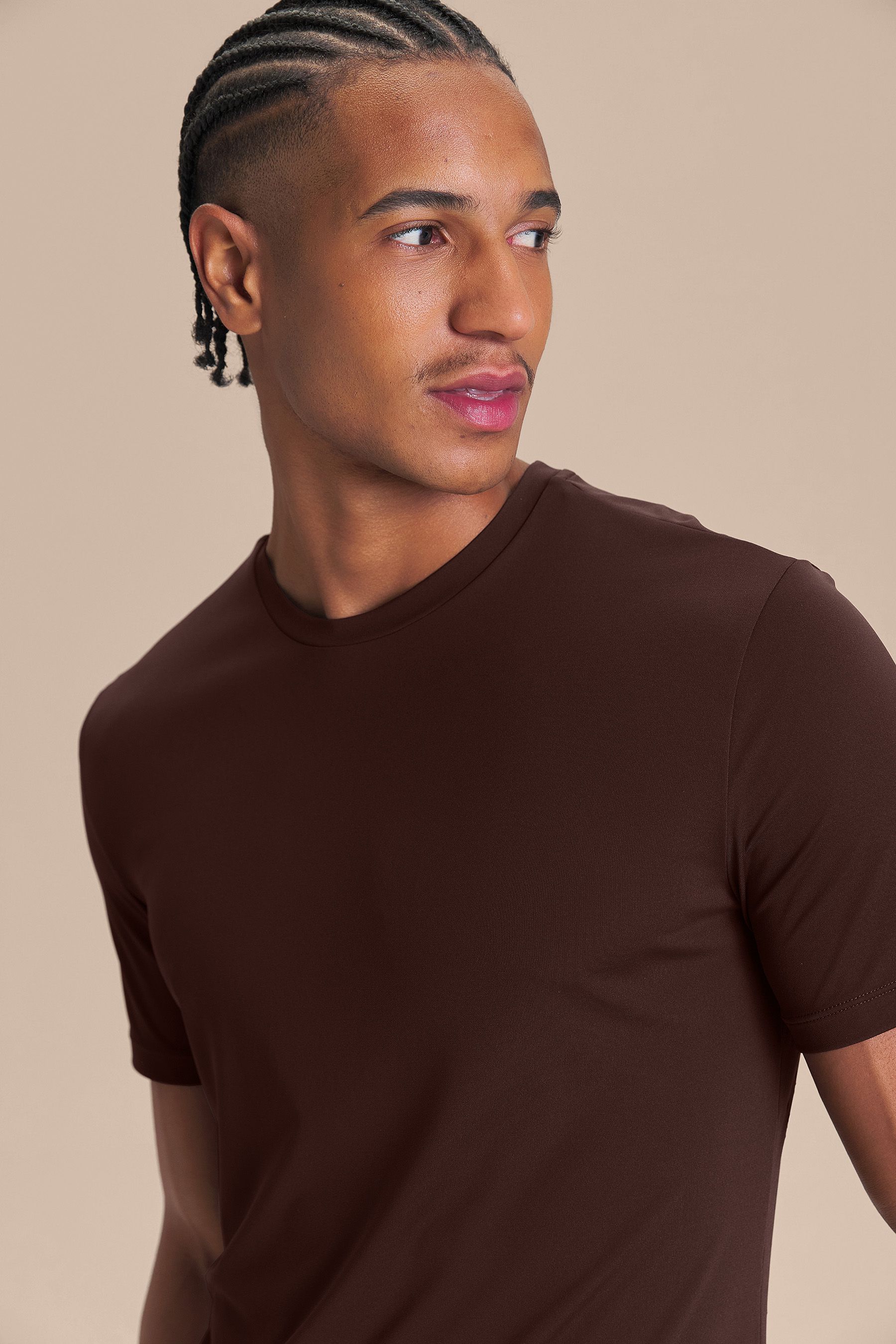 Camiseta Equilibrium Slim Men Cor:Marrom;Tamanho:G 2
