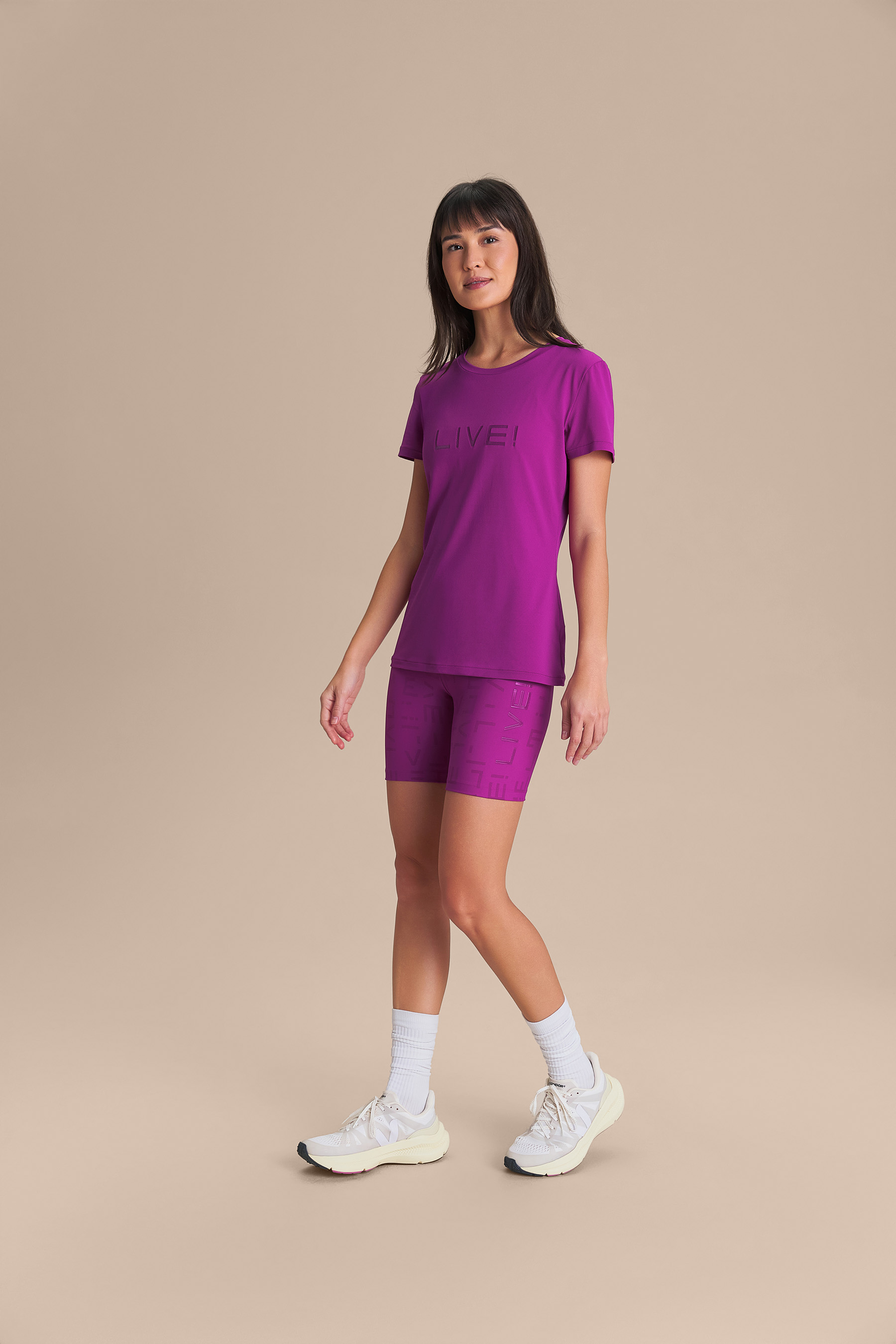 Camiseta LIVE Comfort Cor:Roxo;Tamanho:P 3