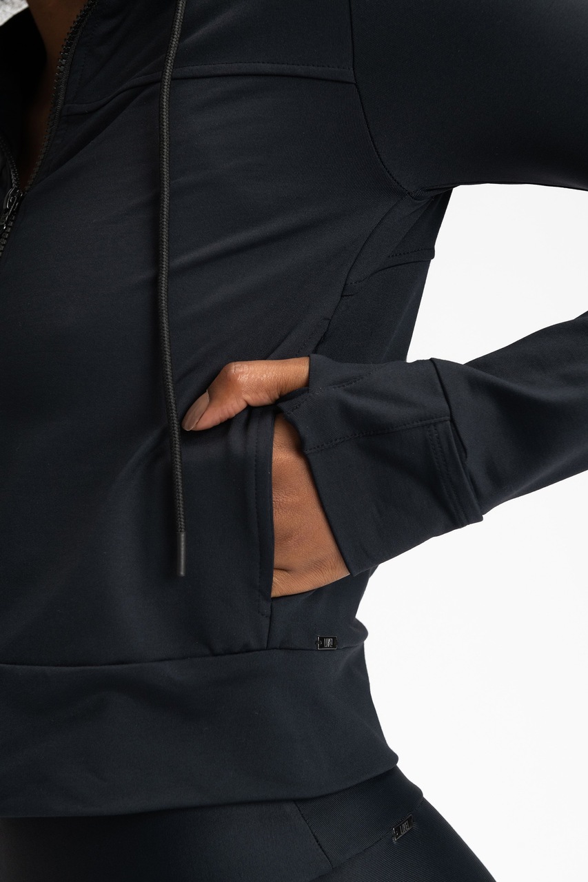 JAQUETA SENSE FLEECE G/L NOIR BLACK 4
