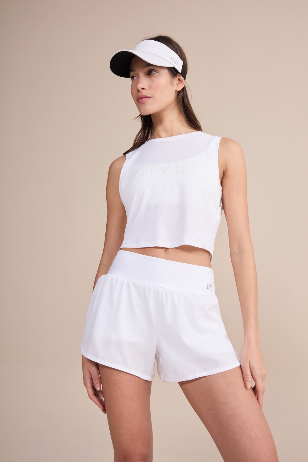 Regata Cropped Live Comfort Cor:Branco;Tamanho:M 5