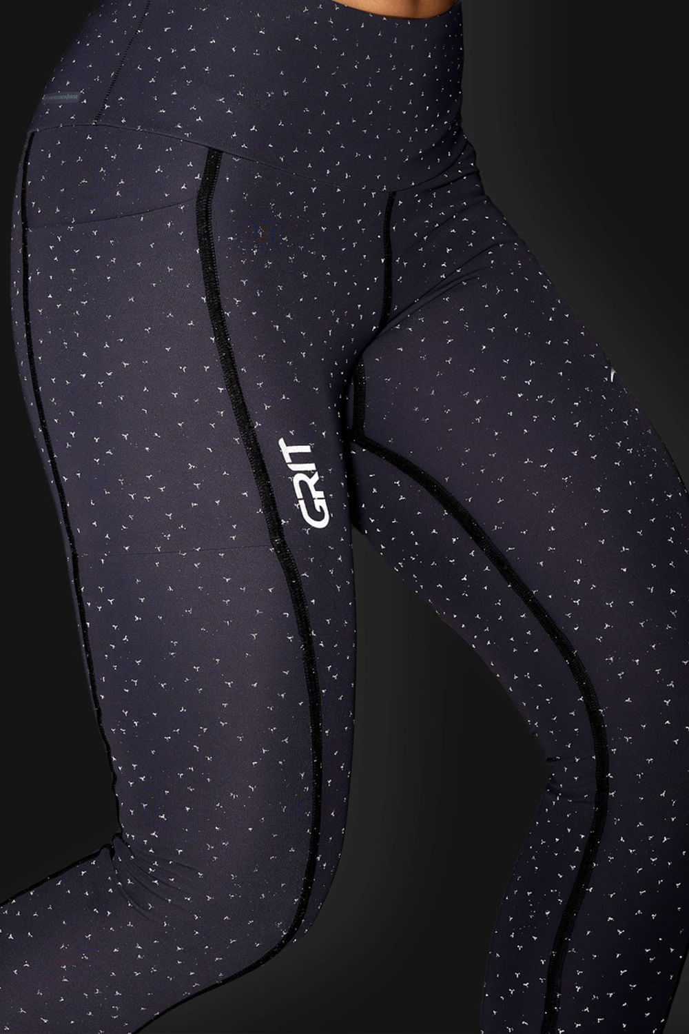 Legging Grit Bossa 3 Bolsos Reflect Preto 1
