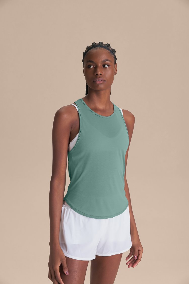 Regata Breath Back Comfort Cor:Verde Menta;Tamanho:P