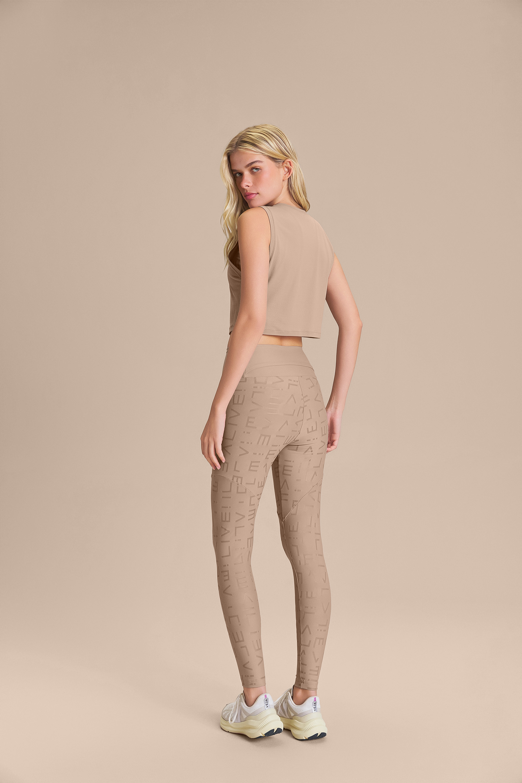 Regata Cropped LIVE Comfort Cor:Bege;Tamanho:G 4