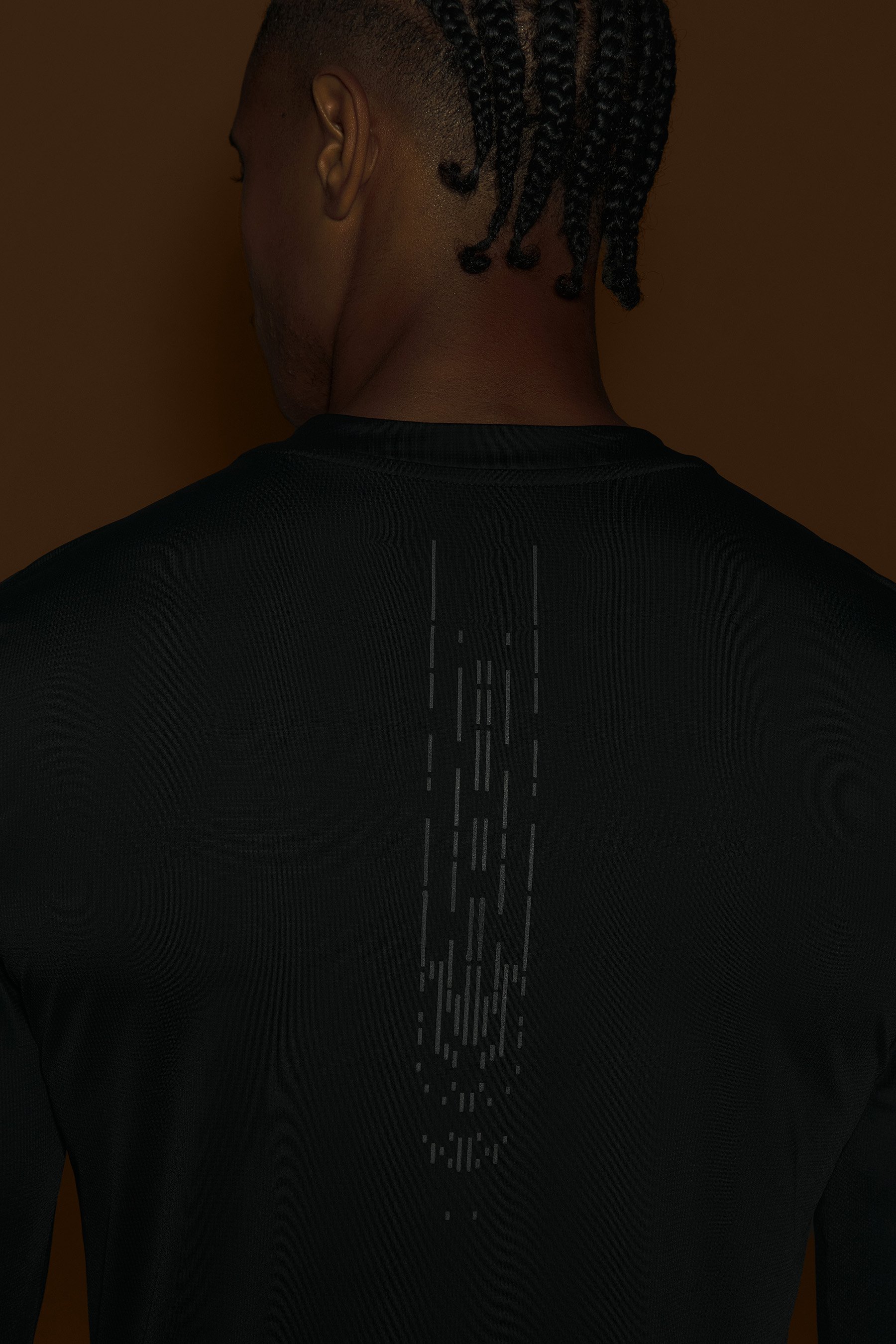 Camiseta ML Run Slim Men Cor:Preto;Tamanho:M 5
