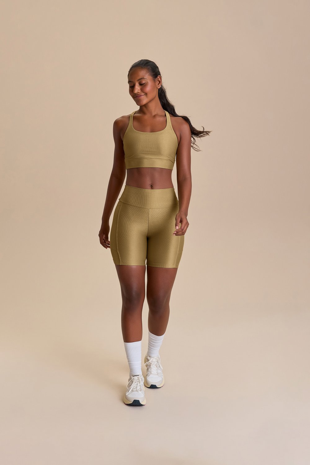 Top Neo Allure Adaptiv Cor:Mocassim;Tamanho:M 2