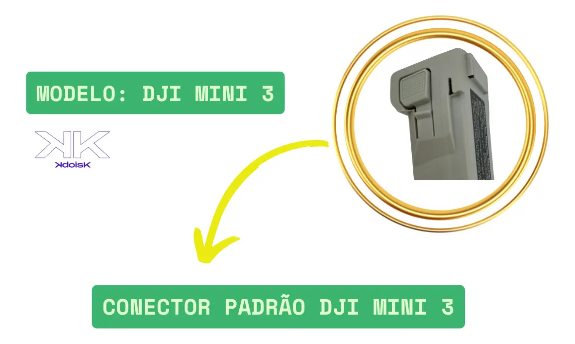 Bat_eria Padrão Dji Mini 3 Nova Com Garantia Lacrada - 2