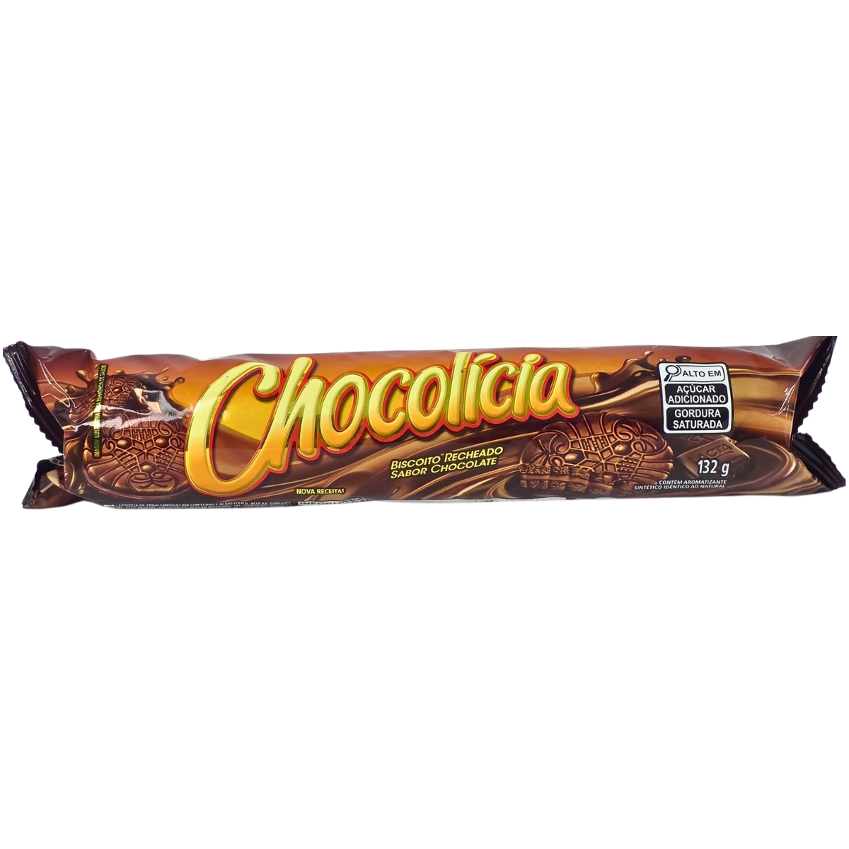 Biscoito Chocolate Chocolícia Mondelez 132g