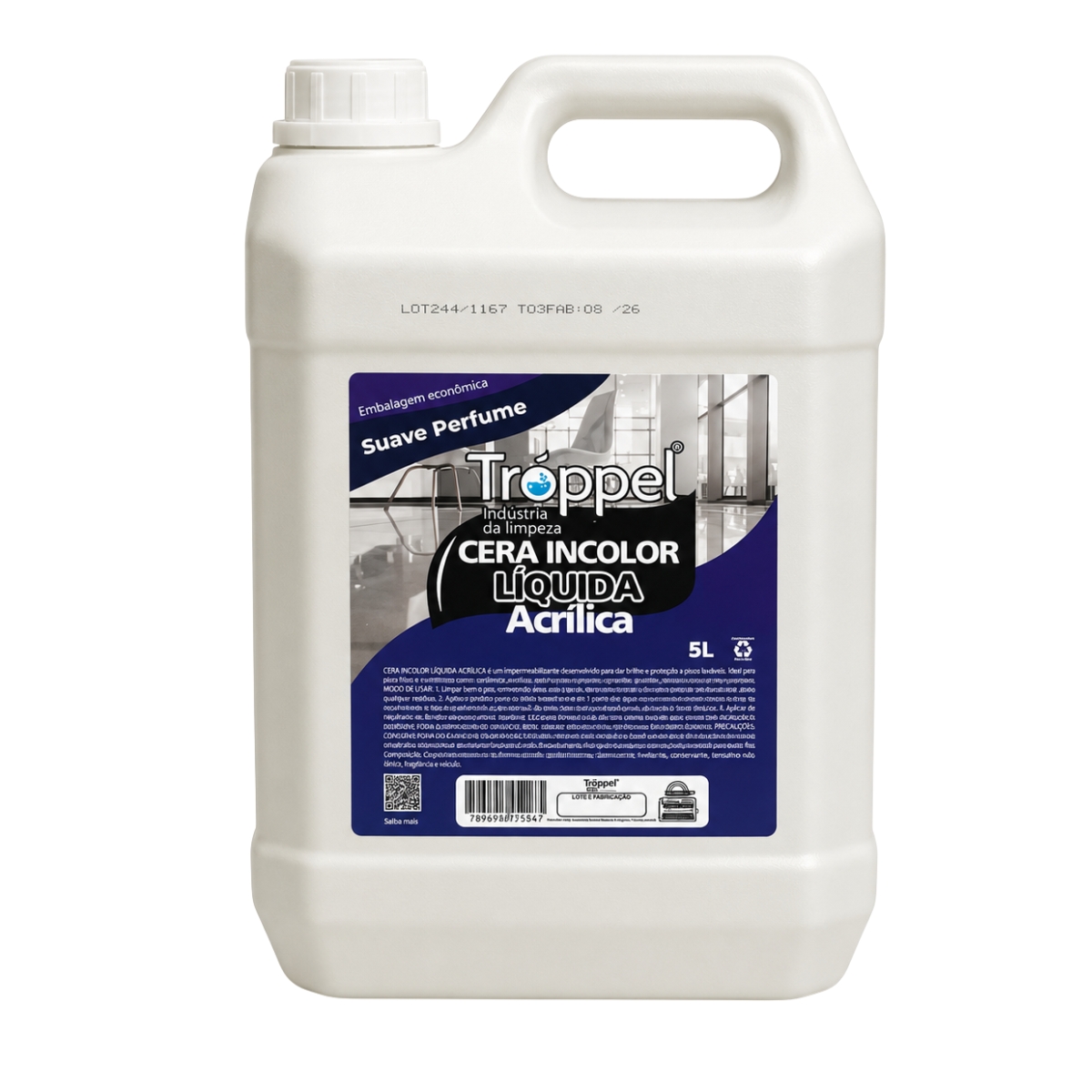 CERA LÍQUIDA INCOLOR TROPPEL 5L