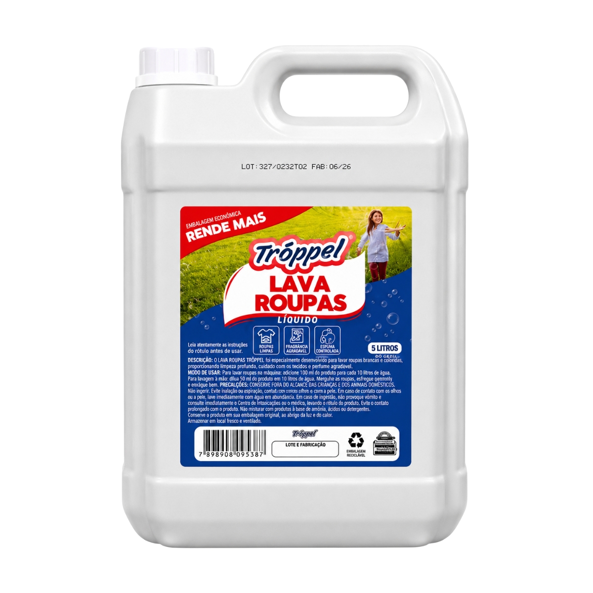 LAVA ROUPAS TROPPEL 5L