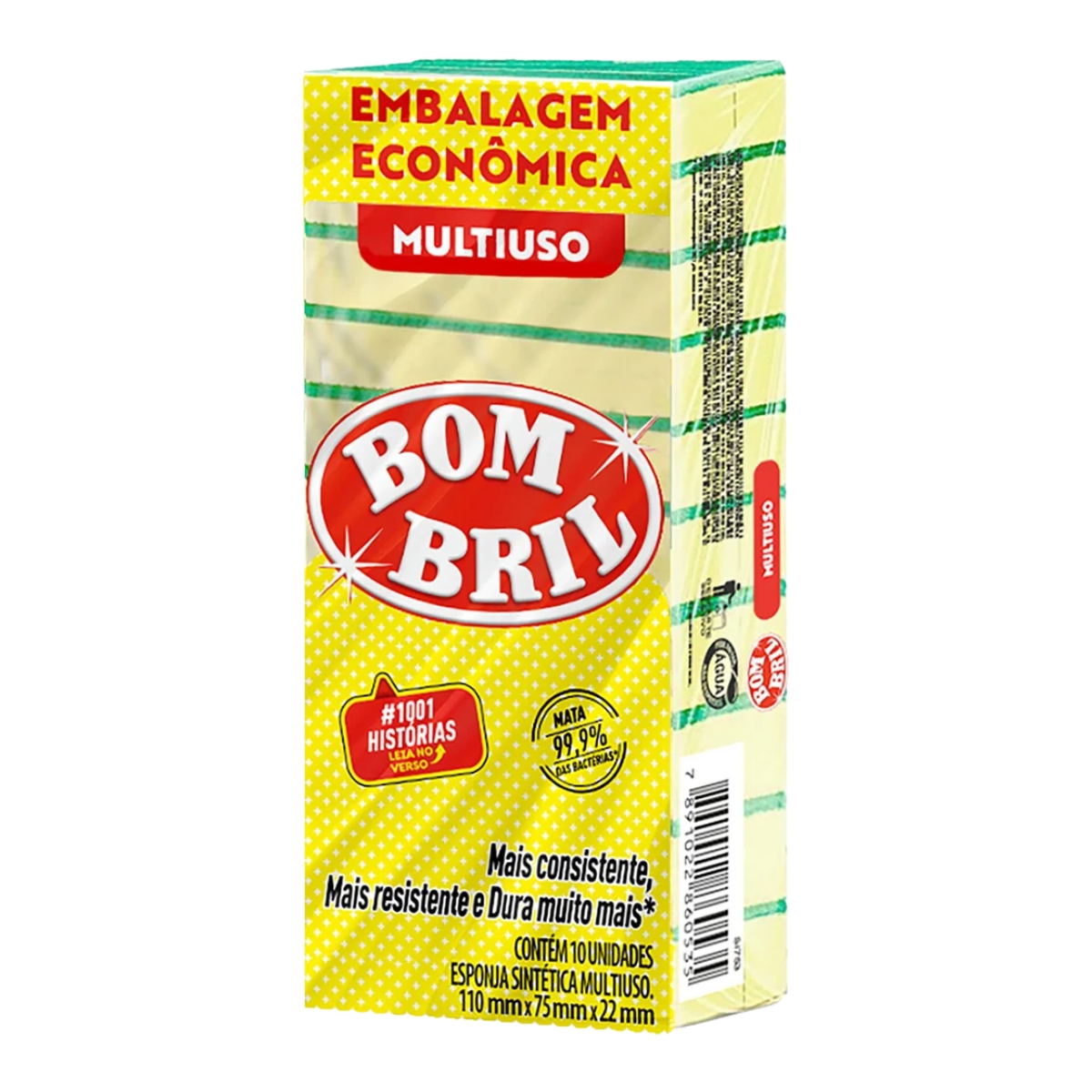 ESPONJA MULTI USO BOMBRIL C/ 10UN