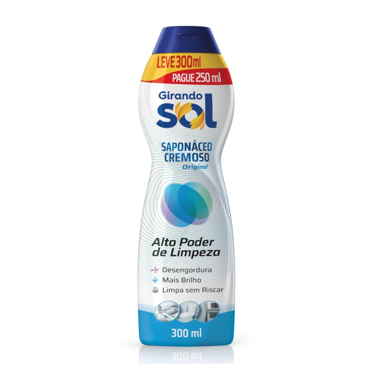 SAPONÁCEO GIRANDO SOL CREMOSO 300ML