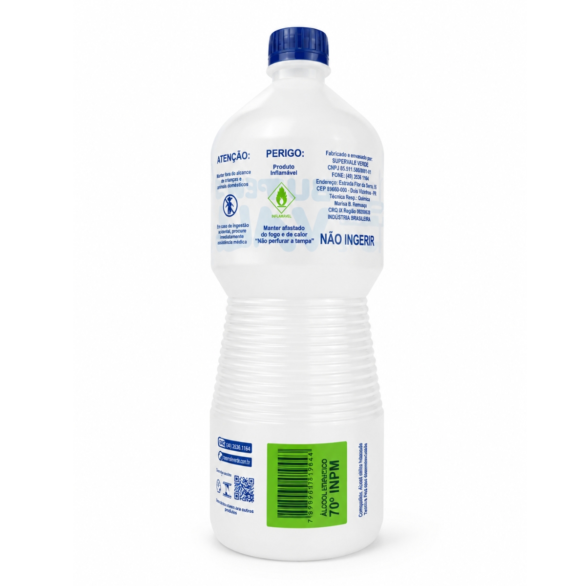 ÁLCOOL LÍQUIDO 70° SUPER VALE 1L