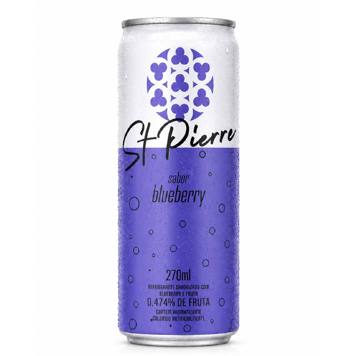 Refrigerante de Fruta ST PIERRE Blueberry 270ml