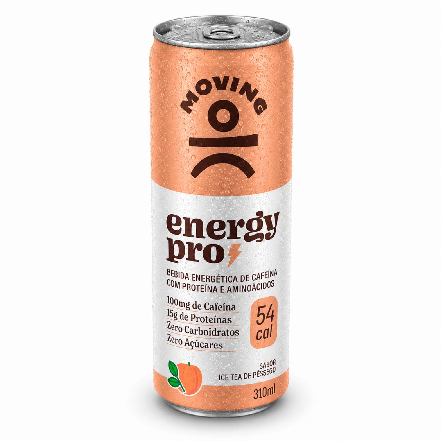 Bebida Protein Energy PRO MOVING Ice Tea Pêssego 310ml