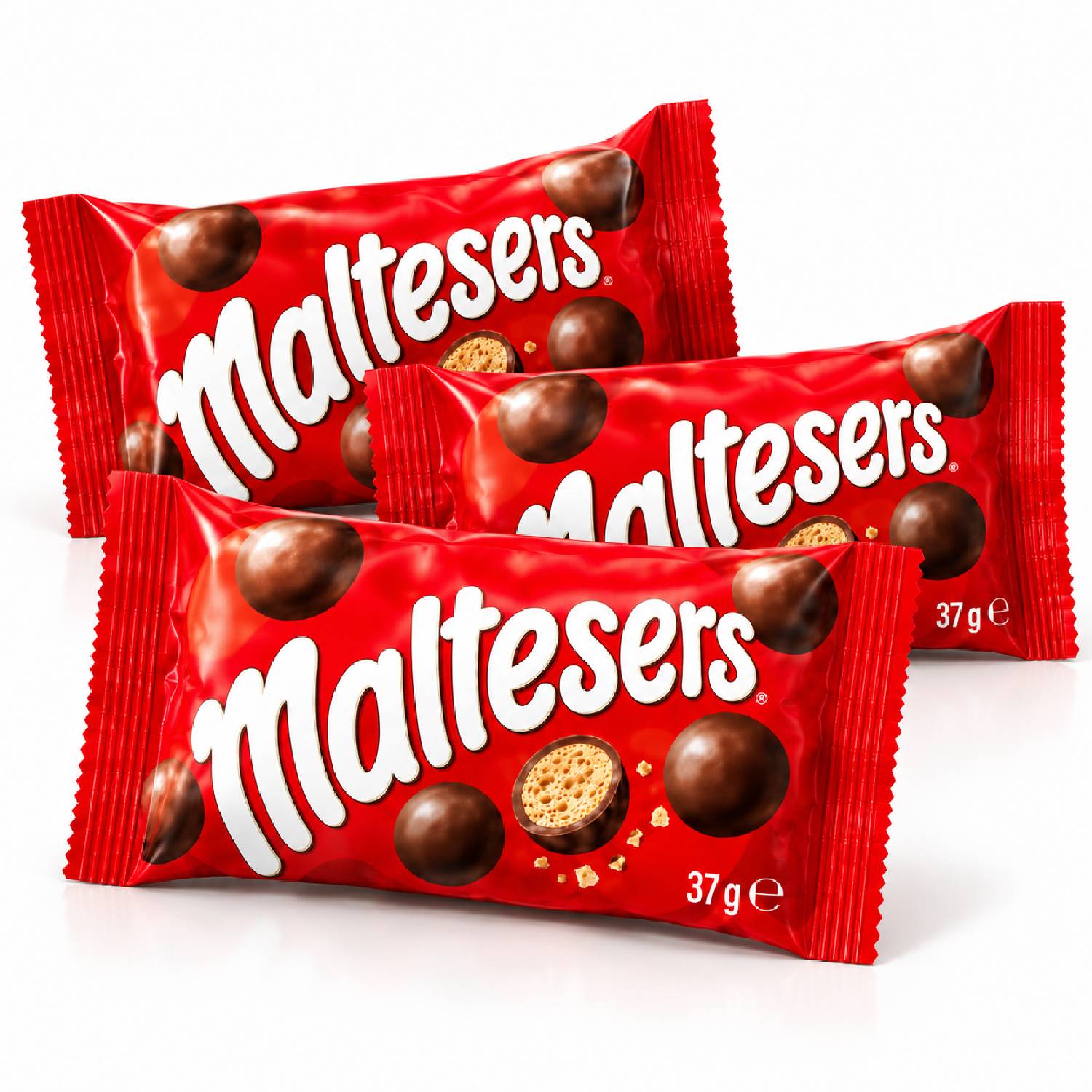 Kit 3 Biscoito Maltesers Crocante com Chocolate 37g