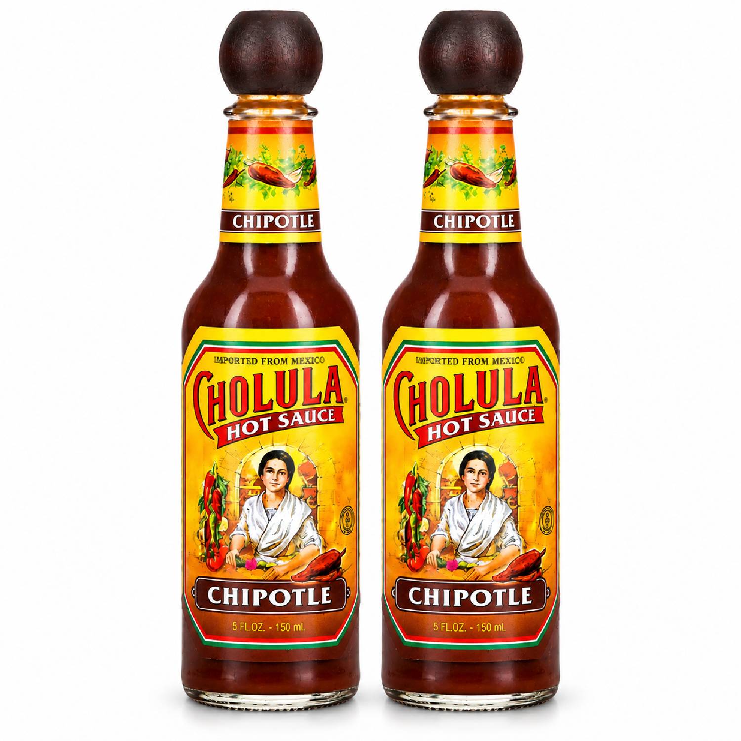 Kit 2 Molho de Pimenta Chipotle CHOLULA 150ml
