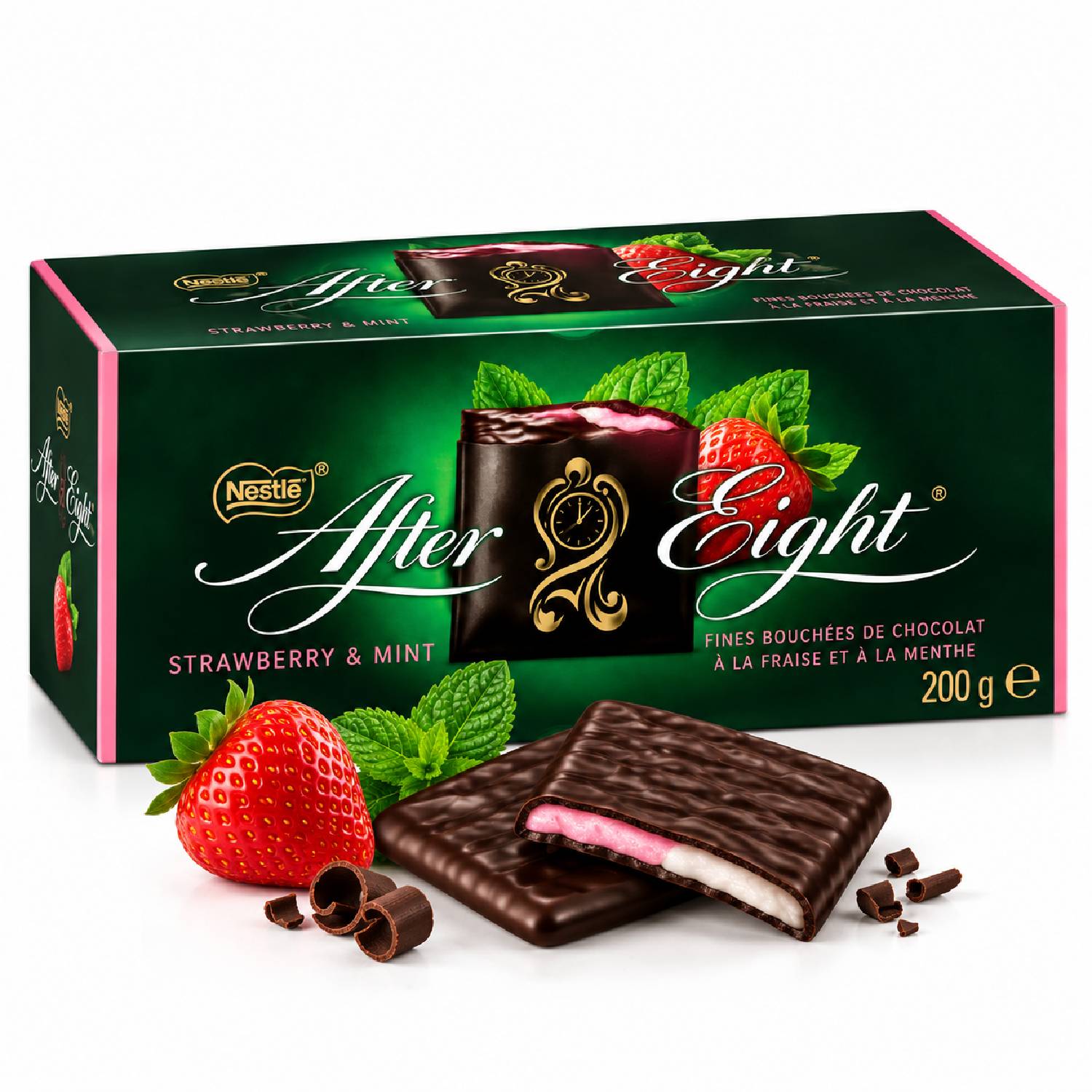 Chocolate After Eight Morango e Menta com Chocolate 200g