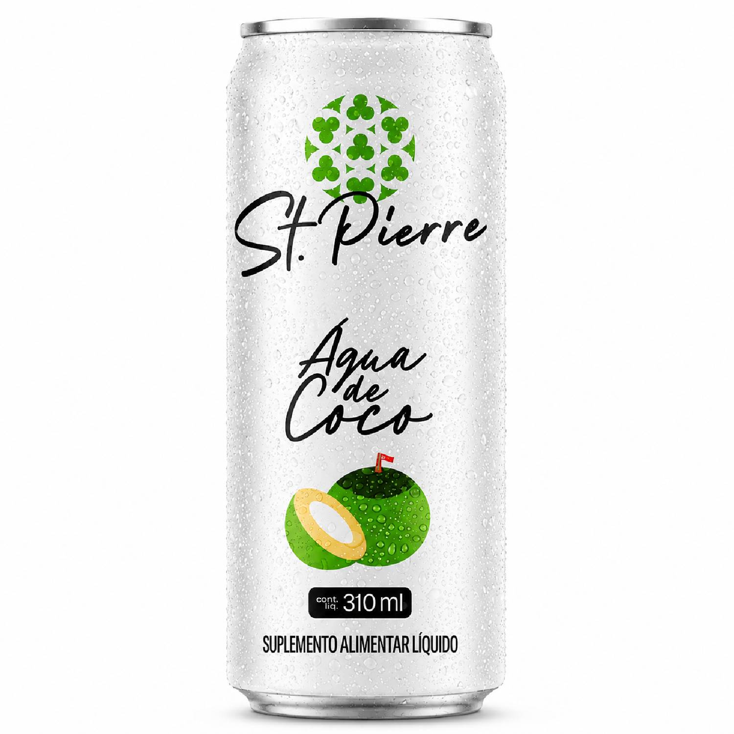 Bebida Zero Açucar ST PIERRE Água de Coco 310ml