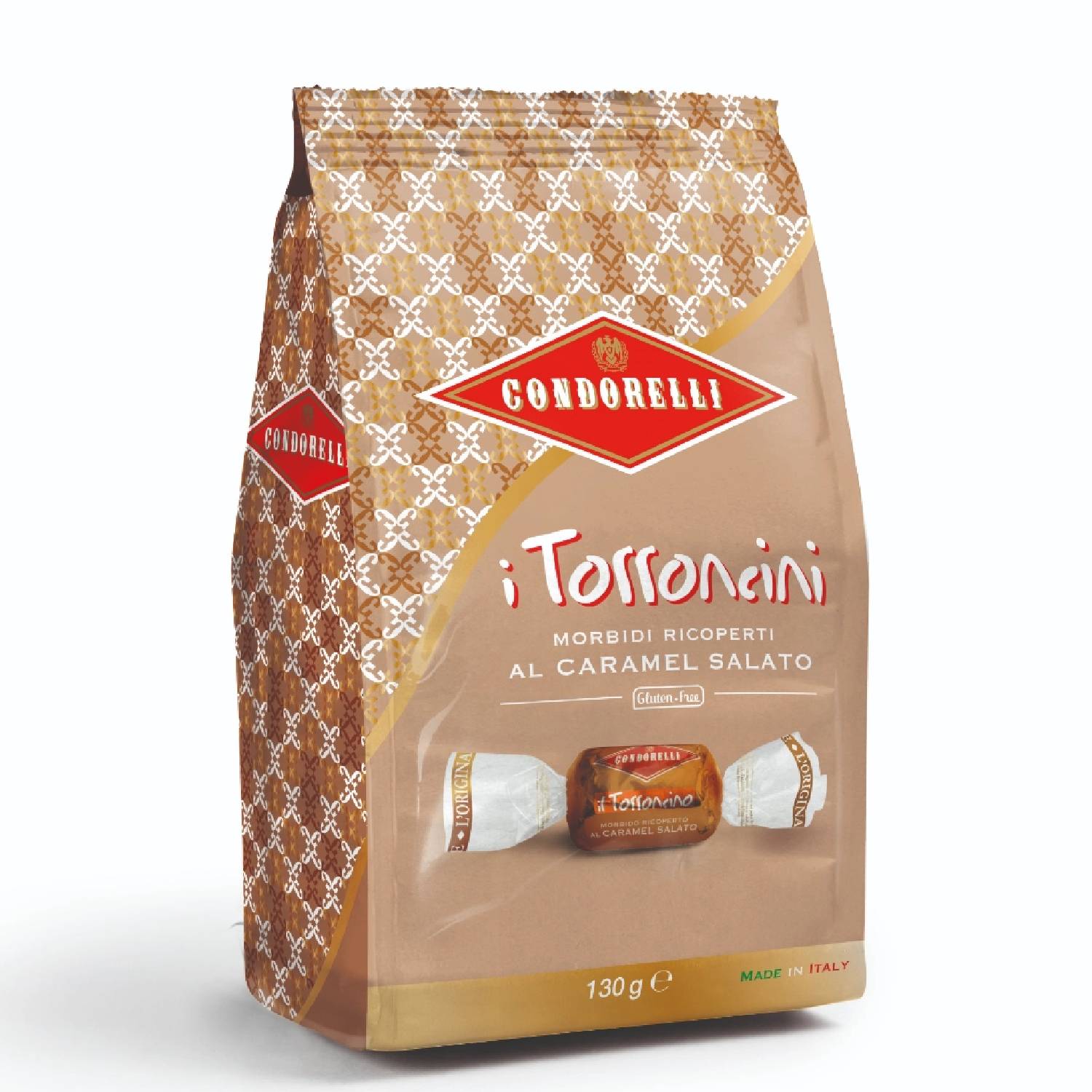 Torroncini Condorelli Caramelo Salgado Italiano 130g