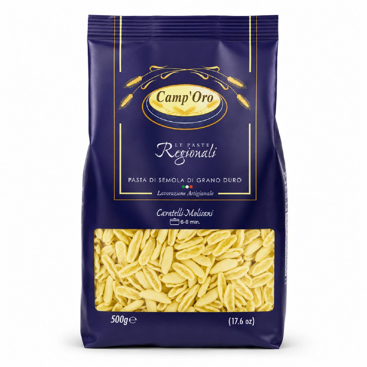 Macarrão Cavatelli Molisani Grano Duro CAMP'ORO 500g