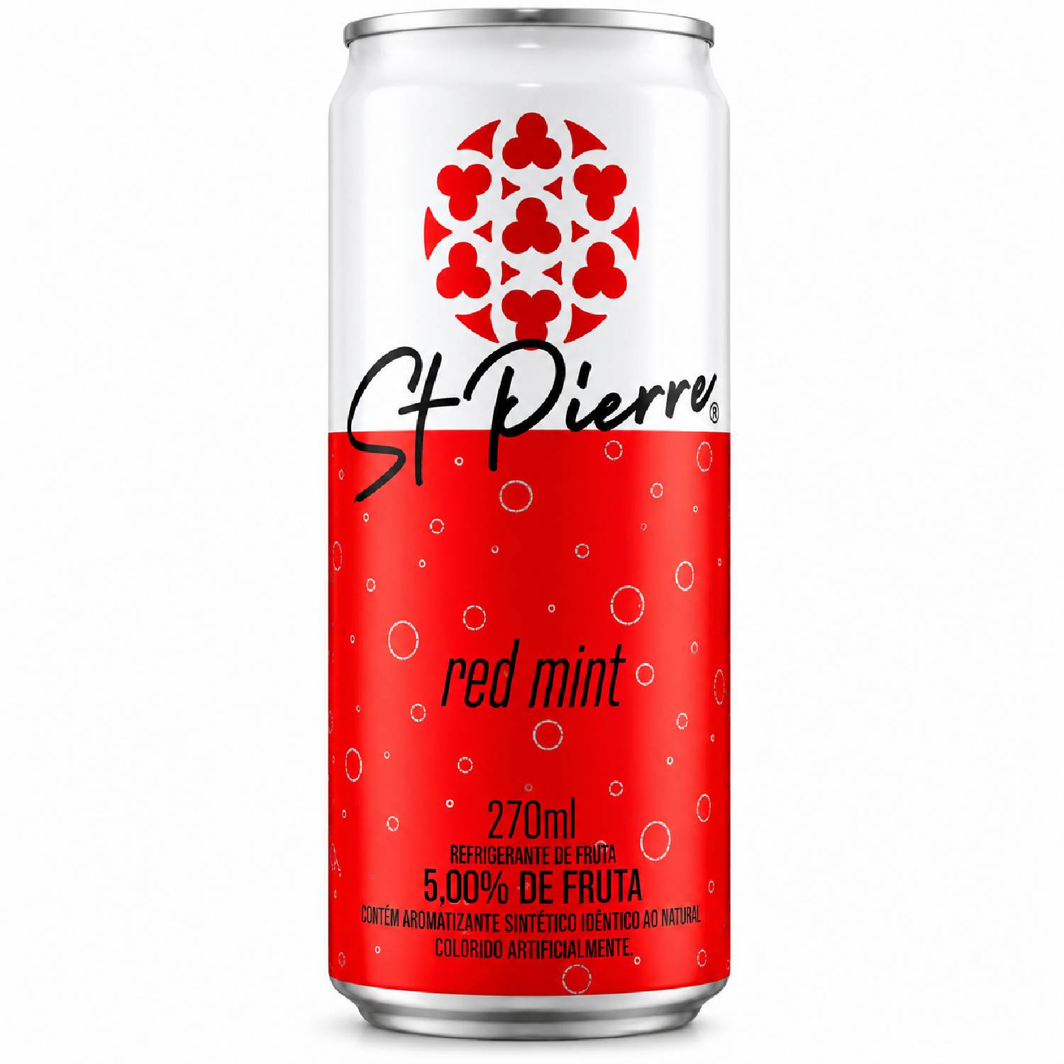 Refrigerante de Fruta ST PIERRE Red Mint 270ml