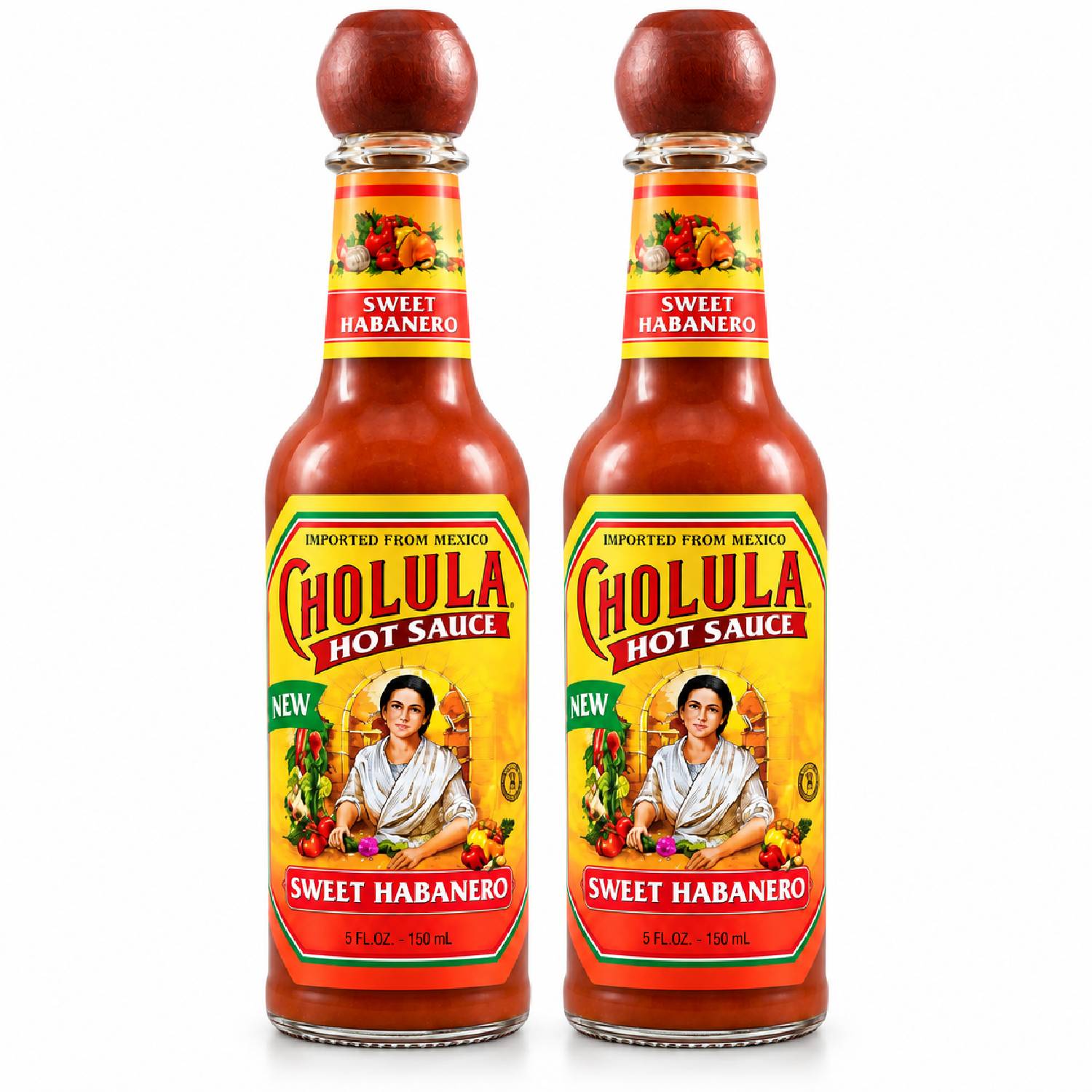 Kit 2 Molho de Pimenta Habanero CHOLULA 150ml