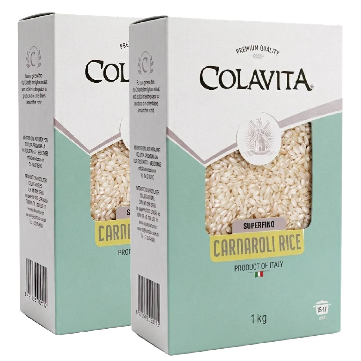 kit 2 Arroz Carnaroli Superfino Italiano COLAVITA 1 Kg