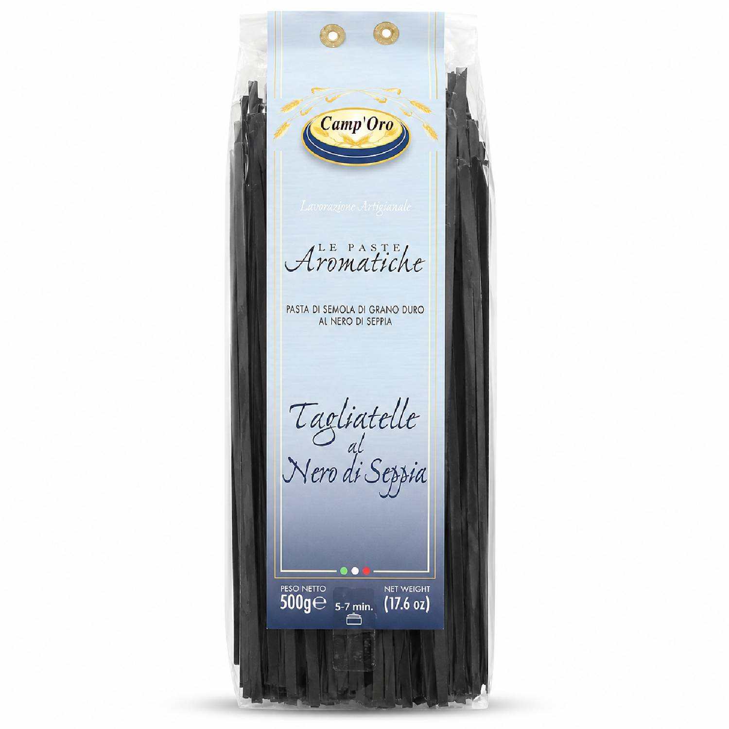 Massa Premium Tagliatelle Nero di Sepia CAMP'ORO 500g