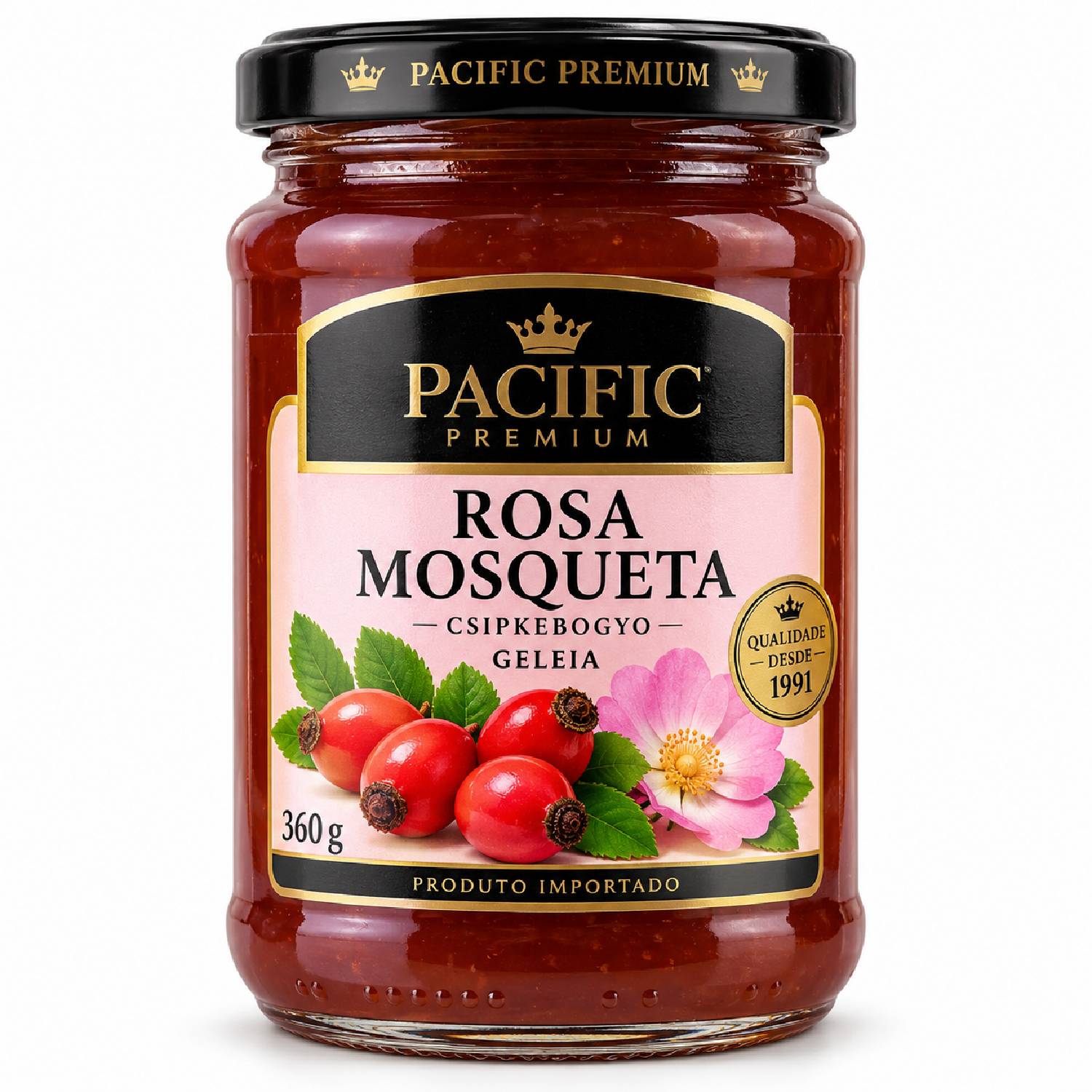 Geleia de Rosa Mosqueta Pacific Premium 360g
