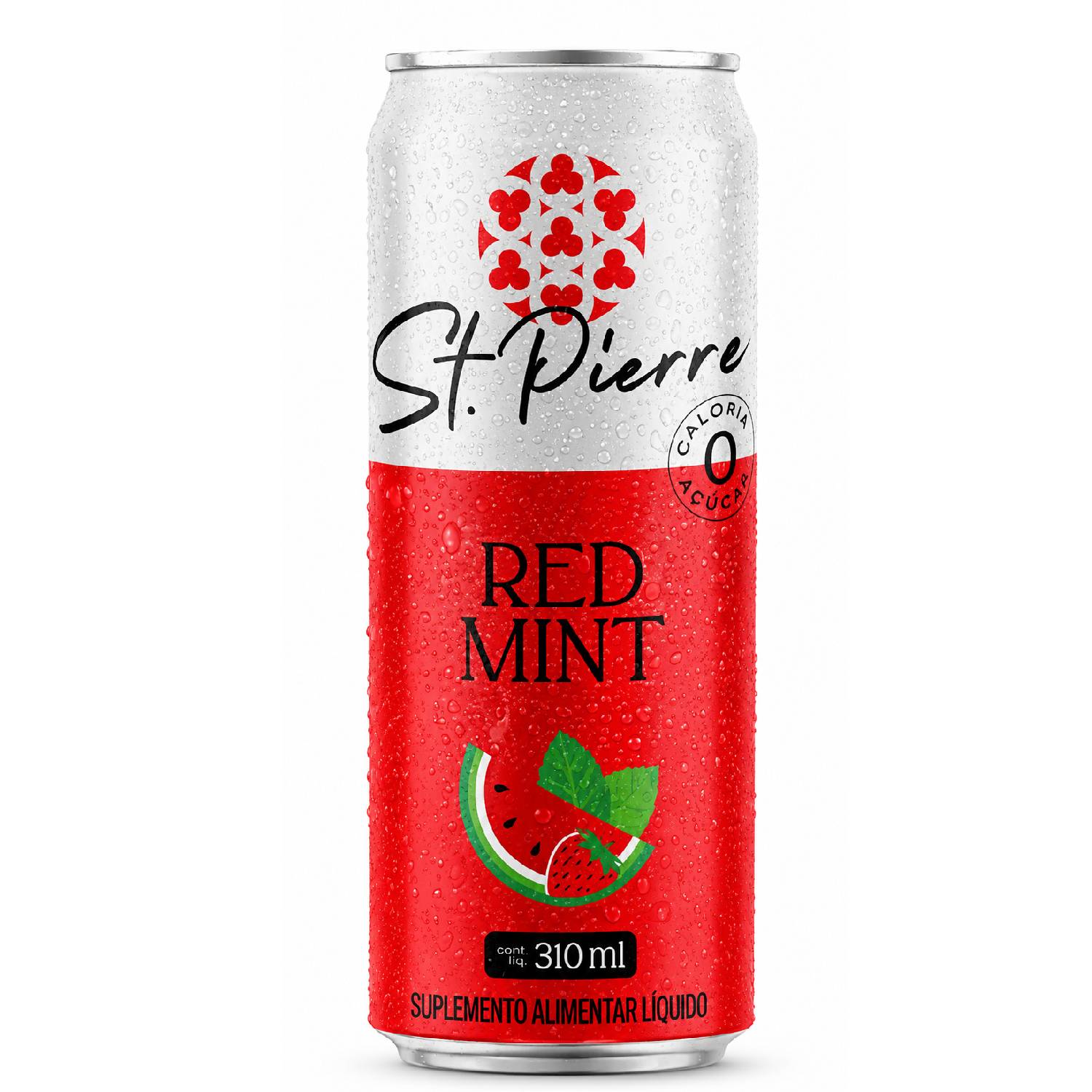 Bebida Zero ST PIERRE Red Mint 310ml