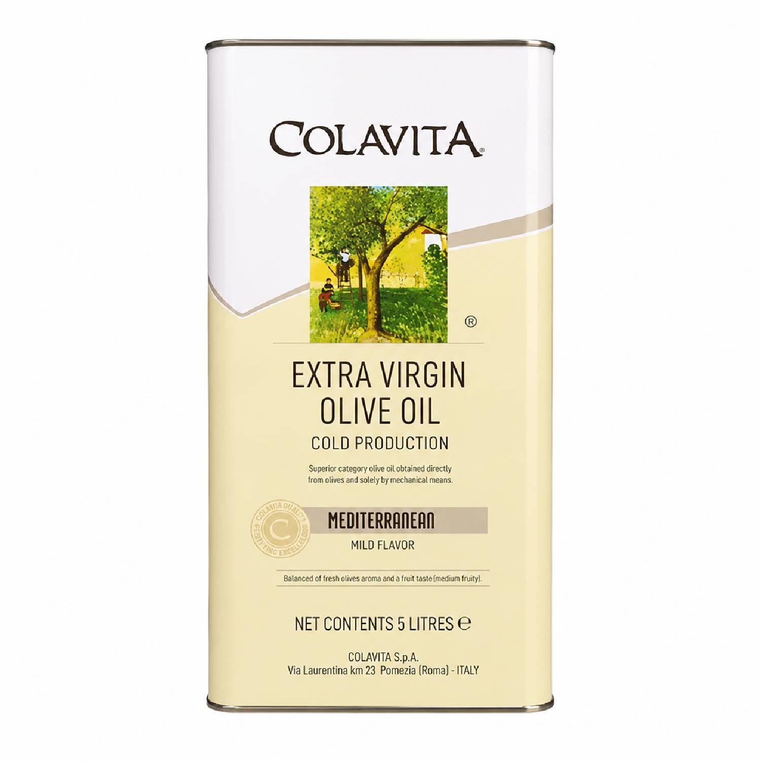 Azeite Extra Virgem de Oliva Mediterrâneo COLAVITA 5 Litros