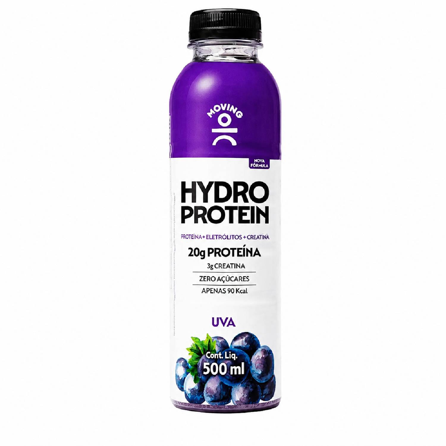 Bebida MOVING Hydro Protein 20g Uva Zero 500ml