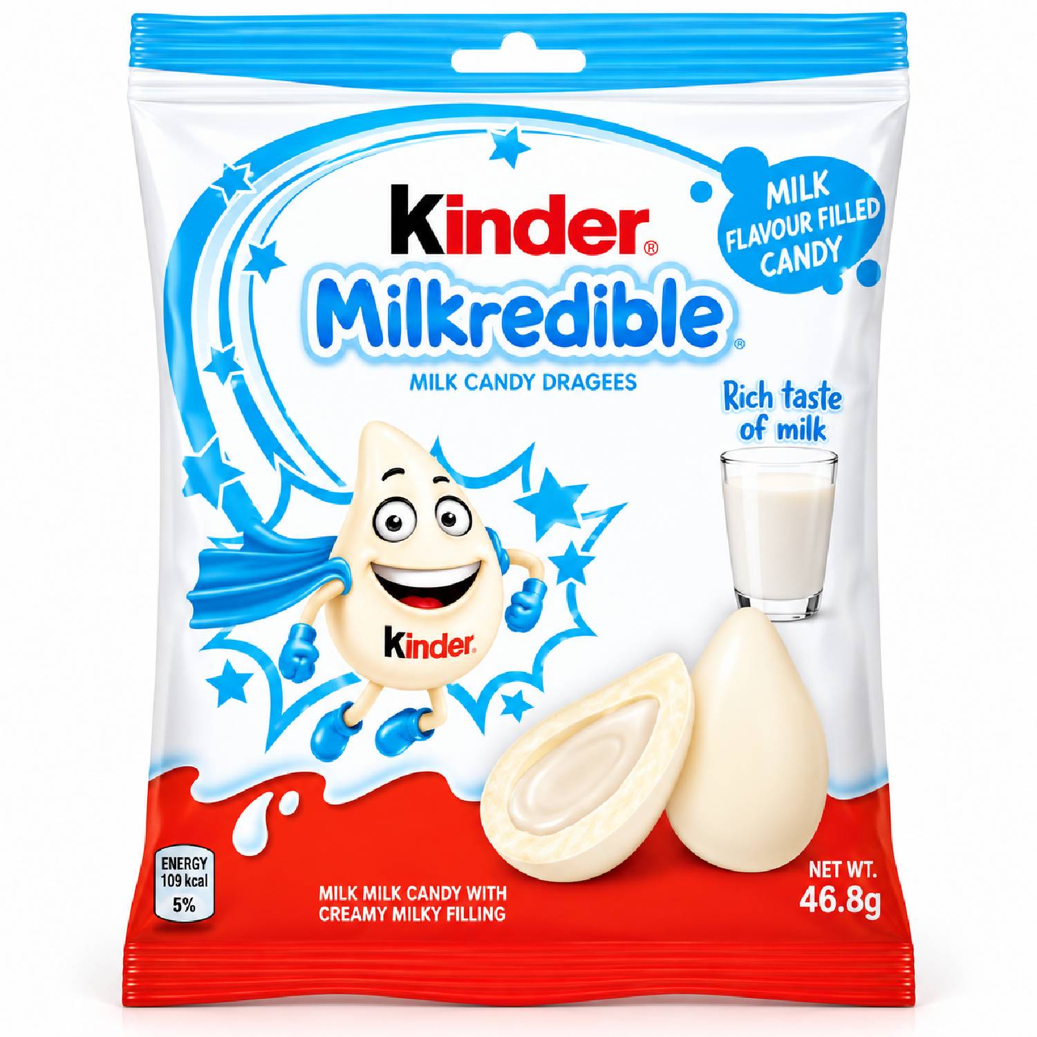 Chocolate Kinder Milkredible Recheio de Leite 46,8g