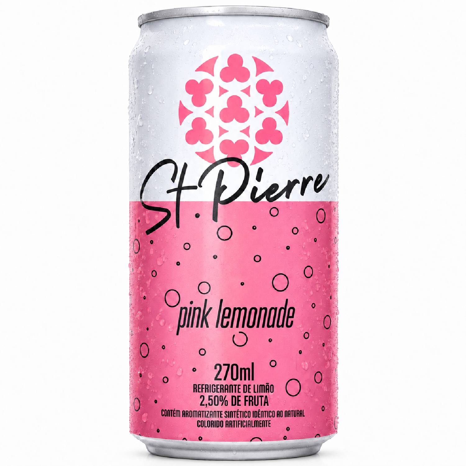 Refrigerante Pink Lemonade St PIERRE Lata 270ml