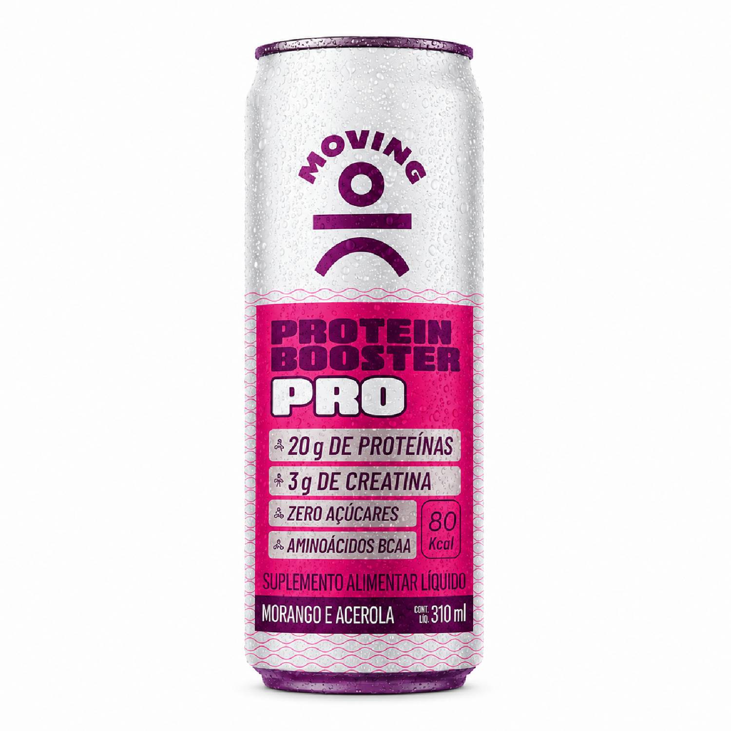 Bebida Protein Booster MOVING Morango e Acerola 310ml