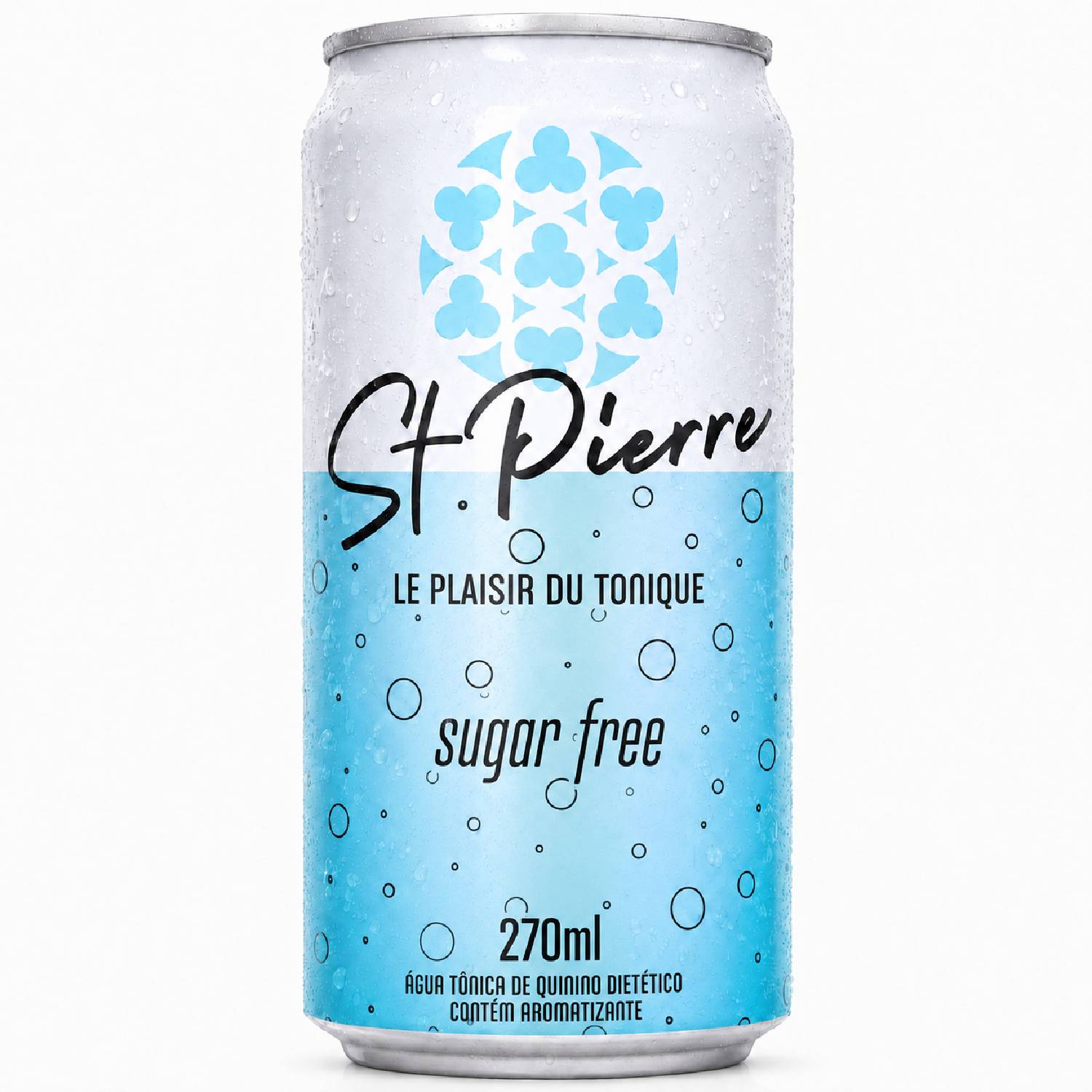 Água Tônica ST PIERRE Sugar Free 270ml Lata