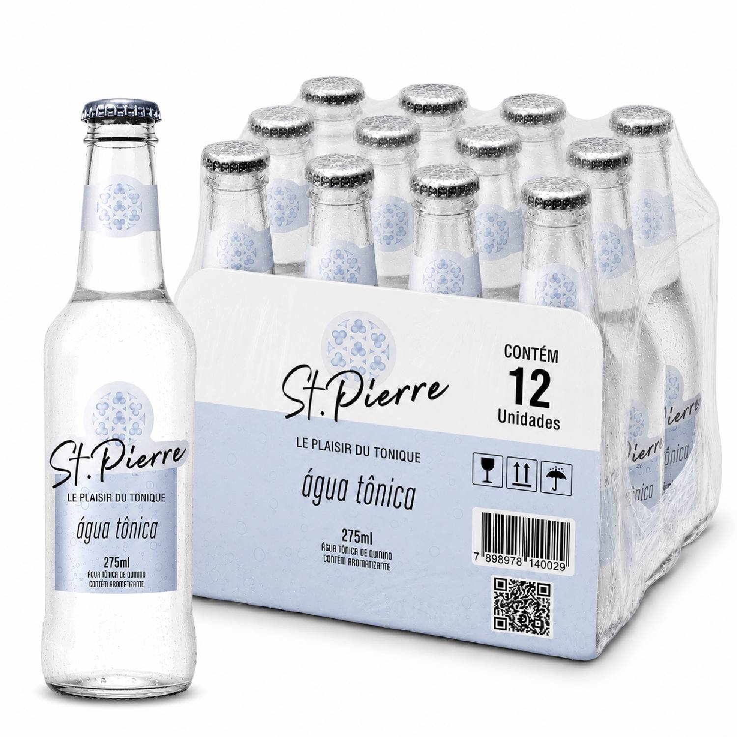 Kit 12 Água Tônica ST PIERRE Tradicional 275ml
