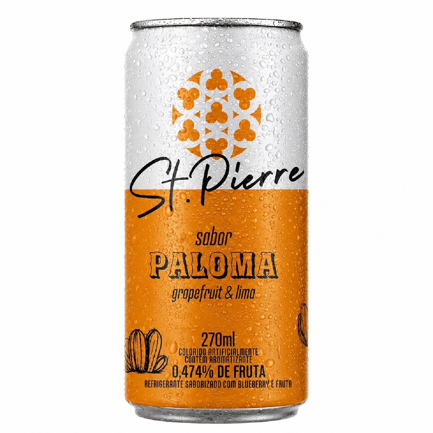 Refrigerante de Grapefruit Paloma ST PIERRE 270ml